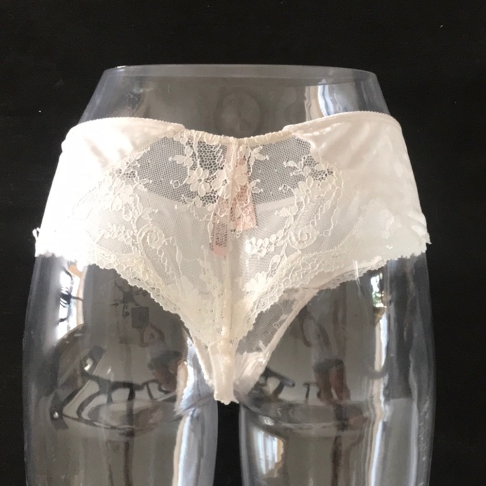 VS Panty Thong Lace Velvet Dream Angels LG NWT